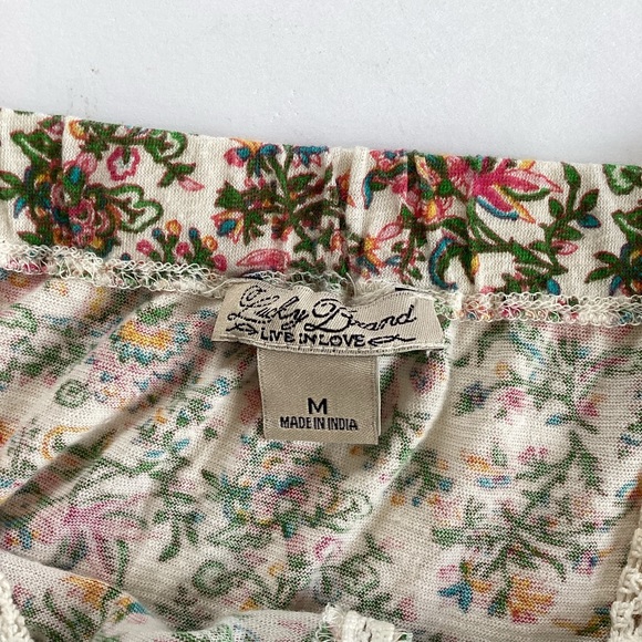 LUCKY BRAND boho flowy floral tank top - Picture 2 of 4